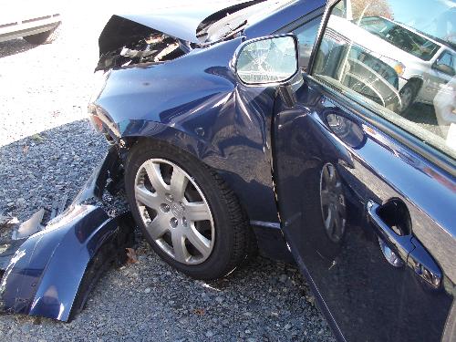 Honda after Accident 2 - My brothers Honda from another view