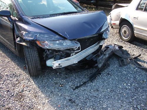 Honda after Accident 3 - Drive Safely!