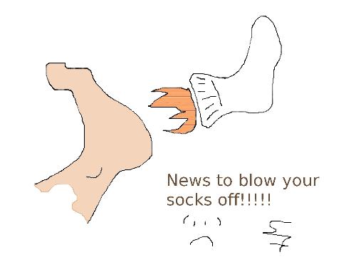 Blew my socks off... - According to the BBC, the the Arctic oceans will be completely ice free in summer by 2013. That is barely six years away. That blew my socks off, cuz that is just faster than fast.
Blew my socks off... - According to the BBC, the the Arctic oceans will be completely ice free in summer by 2013. That is barely six years away. That blew my socks off, cuz that is just faster than fast.
