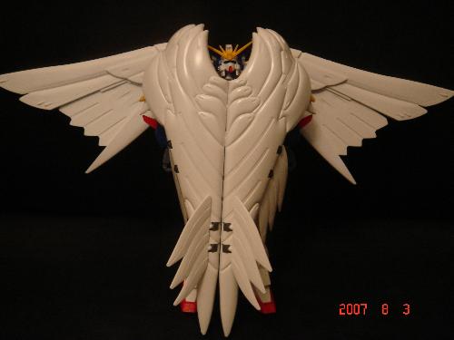 Wing-Gundam Zero Custom - My Wing Gundam with its wings closed - defense mode!