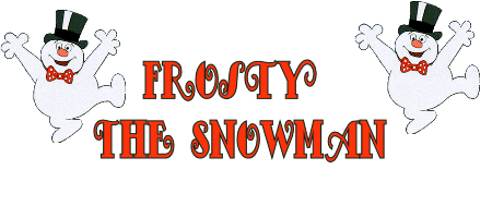 Christmas - frosty the snowman