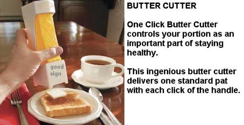 butter cutter - new product invented to ease the butter preparation on meals.