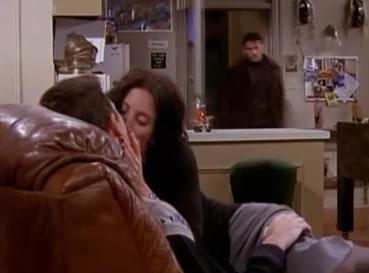 Joey discovered the secret of Chandler and Monica! - Joey discovered the secret of Chandler and Monica.They have to ask Joey to keep the secret! It was really a abashment!