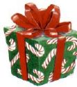 Present - christmas present with bow Present - christmas present with bow