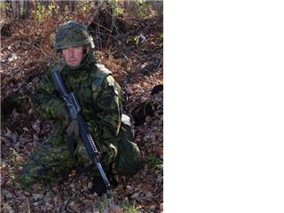 Basic training - This is me at basic training. I've joined the canadian navy