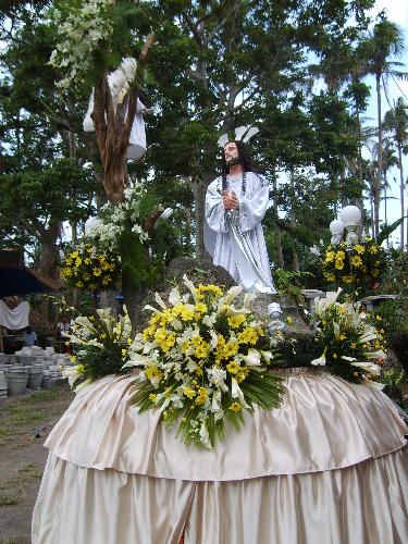 Holy Week Procession - Bicol Philippines - during holy week, its tradition in most provinces to hold processions of images of saints during Holy Wednesdays and Good Friday. Photo taken in Bacacay Albay, Philippines. Jesus Praying in the Garden