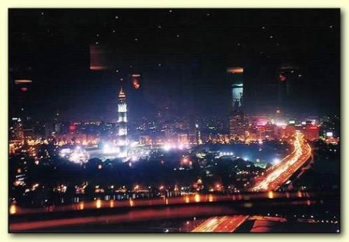 cairo tower - egypt at night