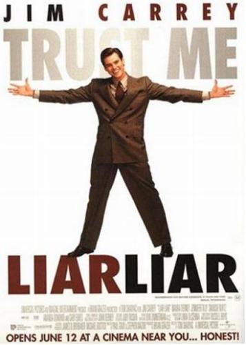 Liar, Liar poster - Could you trust this man?