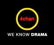 4chan - We Know Drama - TNT logo, but with 4chan.