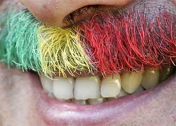 portuguese moustache - funny footbal fan picture