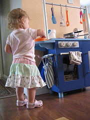 Kid cooking - Do your kids have a kitchen in your home?