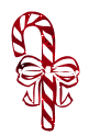 Candy Cane - A pretty red Candy Cane