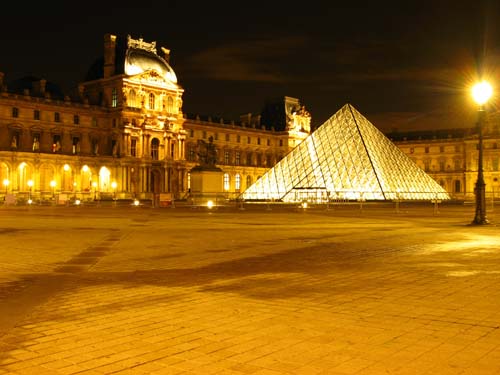 louvre - louvre at night
