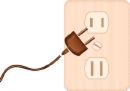 No electricity this morning! - electrical cord No electricity this morning! - electrical cord