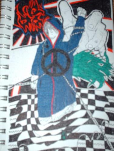 Some guy - a picture that i drew, entirely in pen, took me a while
