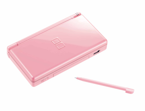 Nintendo DS Lite Pink - A pink Nintendo DS Lite