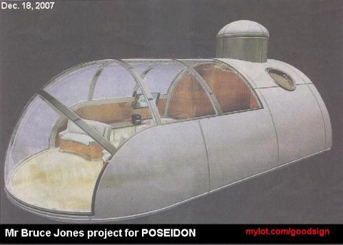poseidon project - POSEIDON is underwater project by Bruce Jones, The President of US Submarines Inc.. The Fiji resort will be called Poseidon and cost $270 million to build, while Mr Bruce Jone’s rival project, the more extravagant Dubai underwater hotel will be called Hydropolis and cost $1.8 billion.
