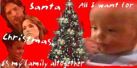 Jakes's first Christmas banner - All Jake wants for Christmas is his REAL family together