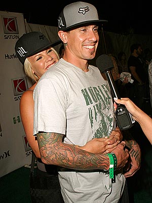 Pink - Pink ad her husband Carey Hart