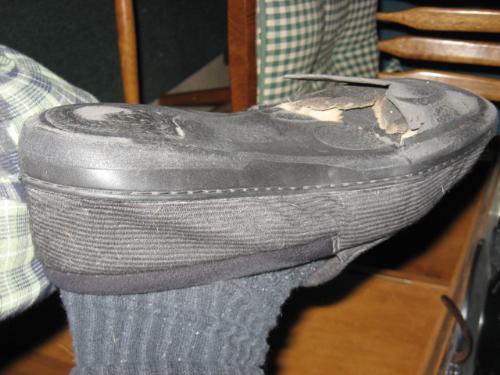 Nice Slippers Huh? - Upside down? I take pictures from every and all angels. HAHAHA!!