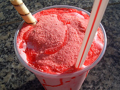 Strawberry flavor milkshake - sounds and looks good huh?
