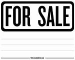For Sale Sign - For Sale sign, common and reliable