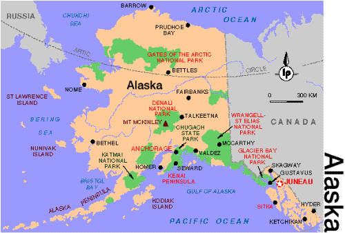 Map of Alaska - this is the state I live in now and have been here all my life. I hope to move to Washington next year. I want a break from here and my family is moving to washington so thankfully I won't be alone.