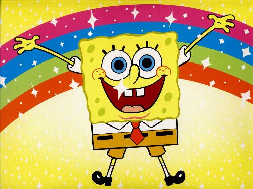 spongebob - spongebob and the rainbow
