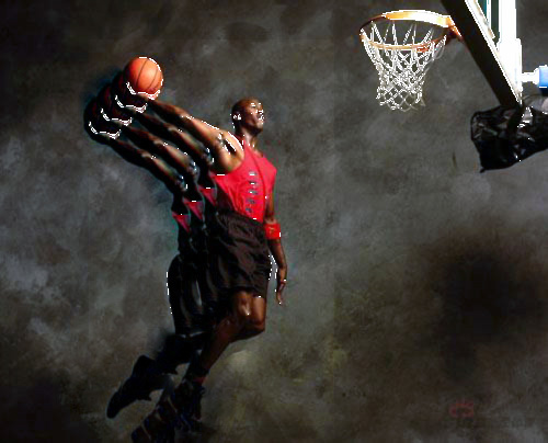 Jordon classic picture - the old picture is classic.Jordon is the god of the basketball.Flier won't be forgetted for ever.