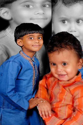 My sons - Pranavswaroop and Omkar