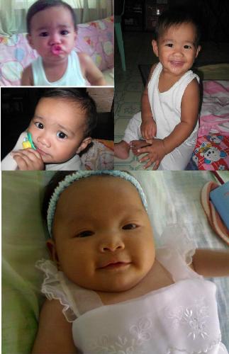 baby pictures - Xyron and Sophie