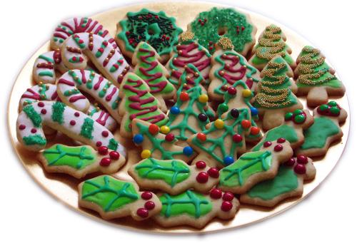 Christmas Cookies - These cookies are not a picture of our cookies but they look good!