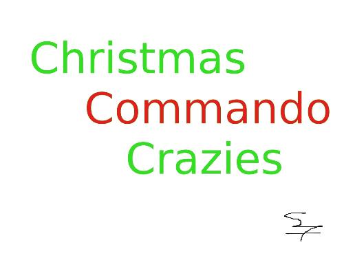 Christmas Crazies - Christmas Crazies at the mall are not us. We do a much simpler, much more relaxed holiday.