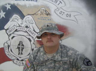 in Iraq - This is my husband in Iraq.
