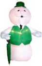 Happy Snowman - Silver and gold, silver and gold.