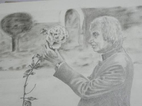 Dr APJ Abdulkalam - This is a pencil drawing of Dr APJ Abdulkalam finished by my dad  Ramagopal
