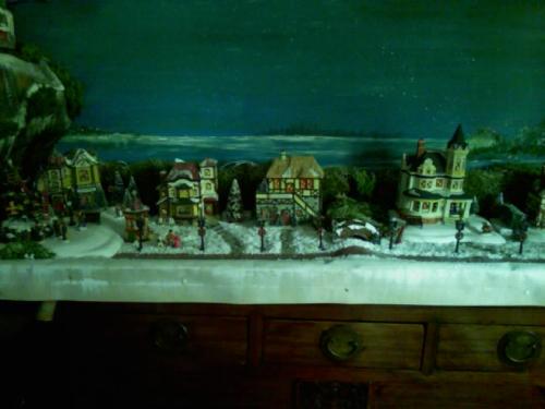 dickens ville - Dickens Ville,made by me and my dad