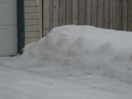 Getting Higher - Running out of room for the snow when I plow my driveway