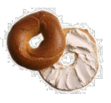 bagel - bagel and cream cheese