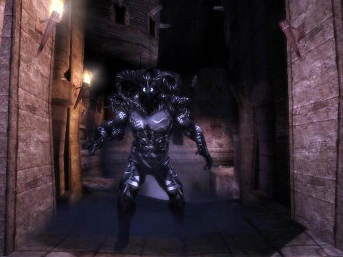 Dahaka - The Dahaka in a furious mood. He is about to kill prince and in the process free him from the sand wraith
