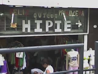 Hippie Outlet (note that hippie is not spelled rig - Another strange photo of a store near the train station just outlying Downtown, Buenos Aires. They like to use the word Outlet a lot. I was grabbed by the word Hippie. I thought that was a 60's thing?!?
