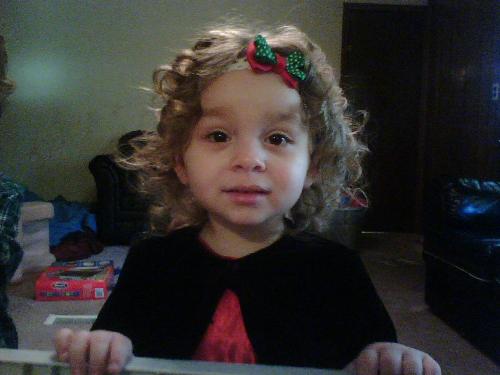 my little christmas angels - my baby girl all dressed up for christmas