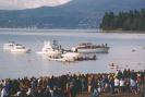 Polar Bear Swim -  This is a picture of the Annual Polar Bear Swim In Vancouver BC. It takes place at English Bay. This is the same place I did my own private polar bear swim last night.