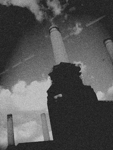 Battersea Power Station - Taken from a train into Victoria, London.