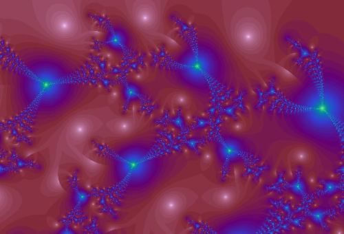 fractal will o wisps - A suggestive picture, fractal geometry