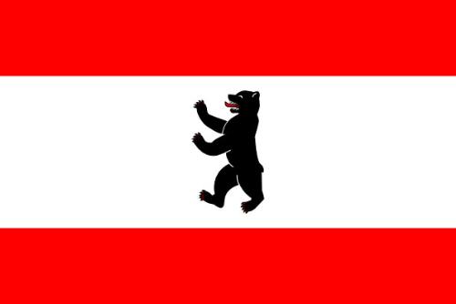 Berlin - The flag of Berlin, the capital of Germany.