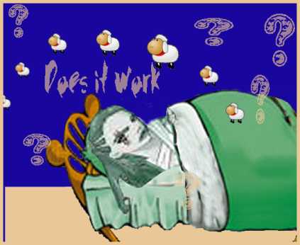 counting sheep  - Does it really help you to fall asleep? LOL