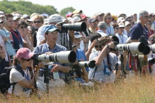 Paparazzi - Here are the paparazzi camped outside my bedroom window.  i have to live with this as who can blame them?  i am devastatingly handsome and i oil my perfect torso daily so i command a high price in the papers.