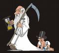 Out With The Old, In With The New - Old Father Time and Baby... seeing out the old year and welcoming in the new. Out With The Old, In With The New - Old Father Time and Baby... seeing out the old year and welcoming in the new.
