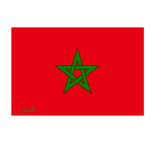 Morocco Flag - Flag of country of Morocco